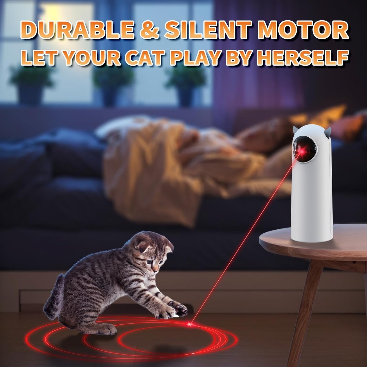 Automated Cat Toys for for Bored Indoor Adult Cats/Dogs/Kittenes