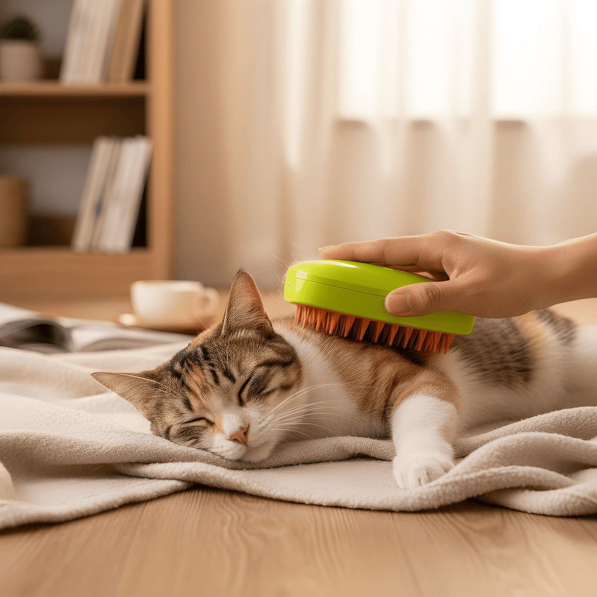 Therapeutic Pet Steam Brush - Pet Store